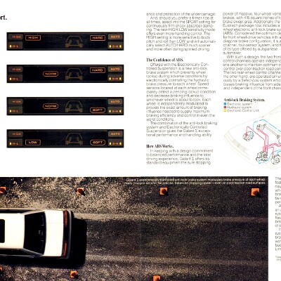 1988 Mitsubishi Galant Sigma Brochure 12-13