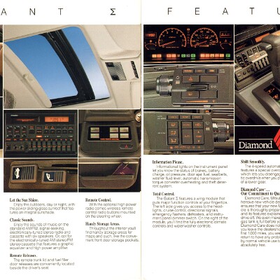 1988 Mitsubishi Galant Sigma Brochure 14-15