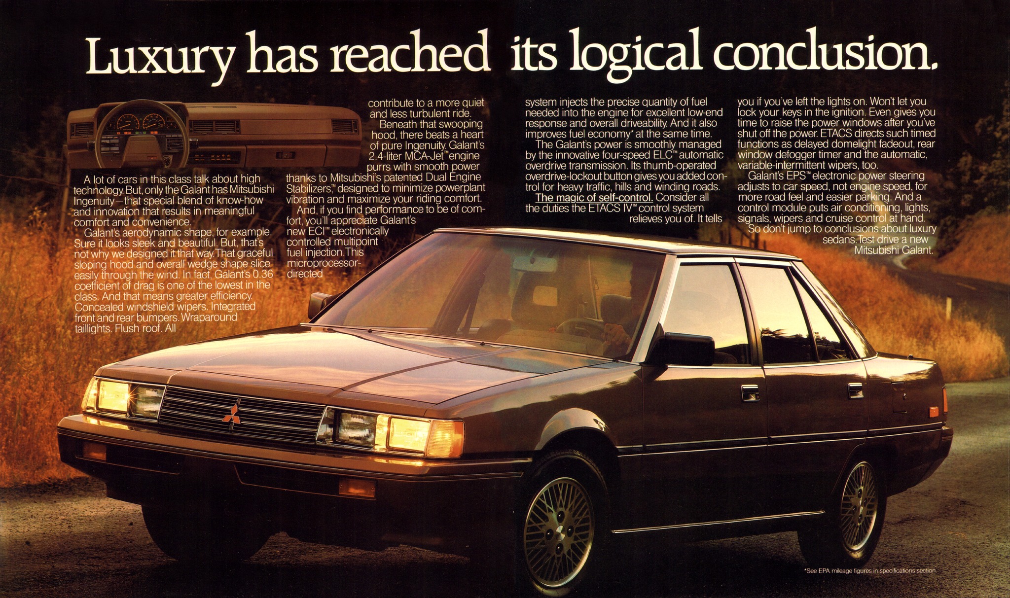 1986 Mitsubishi Galnt Brochure 04-05