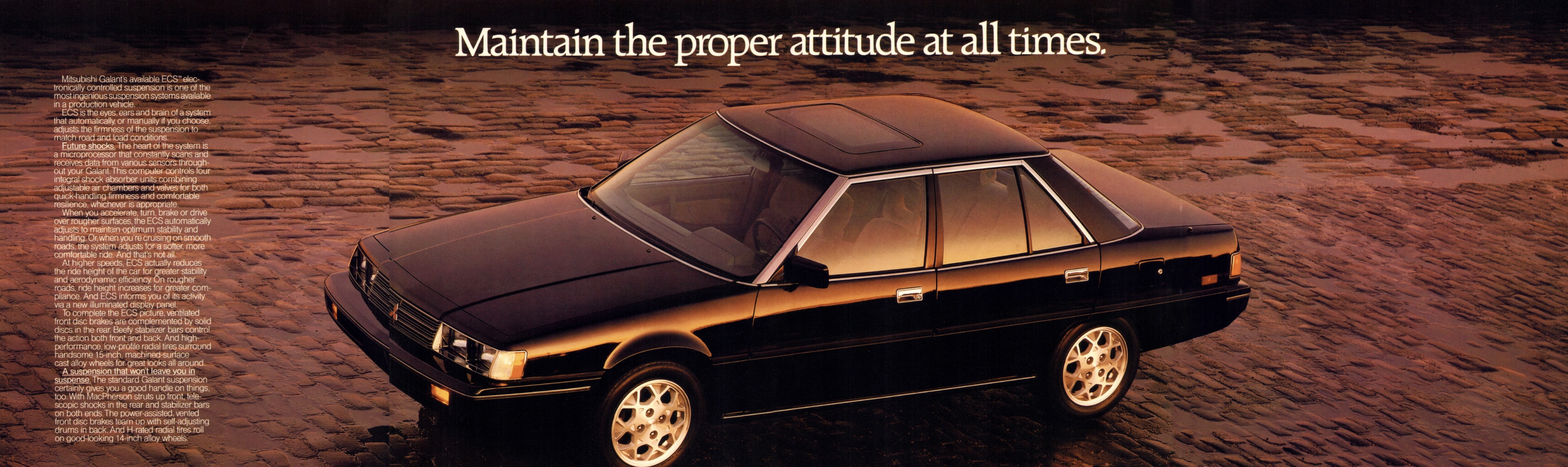 1986 Mitsubishi Galnt Brochure 08-09-10-11