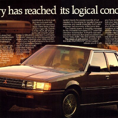 1986 Mitsubishi Galnt Brochure 04-05