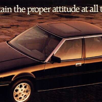 1986 Mitsubishi Galnt Brochure 08-09-10-11