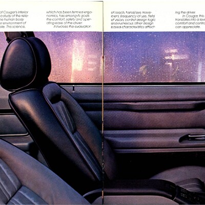 1987 Mercury Cougar Brochure 08-09