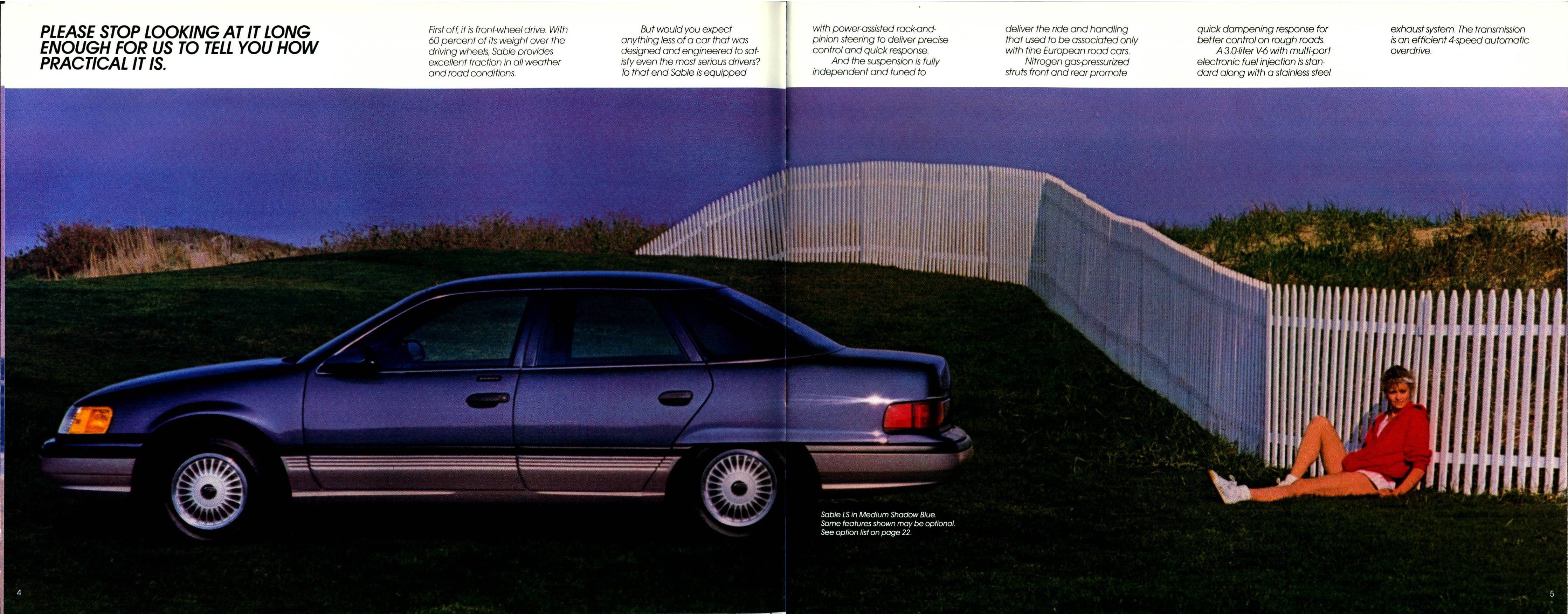 1987 Mercury Sable Brochure 04-05