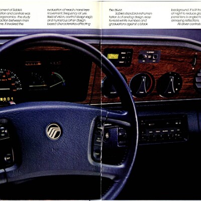 1987 Mercury Sable Brochure 10-11