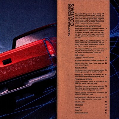 1988 Chevrolet Full Size Pickup Brochure 02-03-05