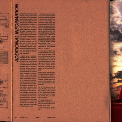 1988 Chevrolet Full Size Pickup Brochure 61-62-63