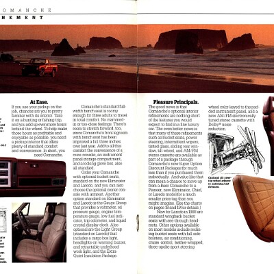 1988 Jeep Comanche Brochure 12-13
