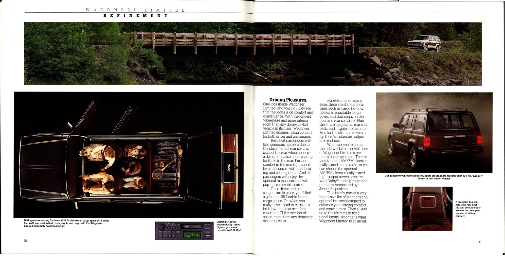 1988 Jeep Wagoneers Brochure 10-11