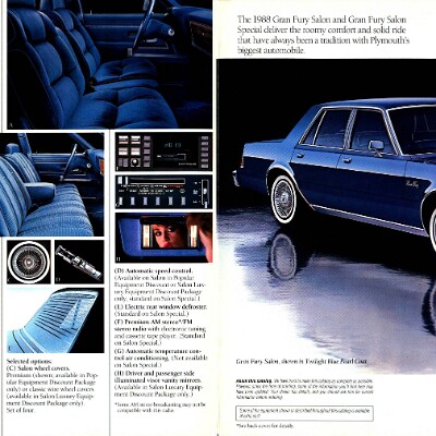 1988 Plymouth Gran Fury Brochure 02-03