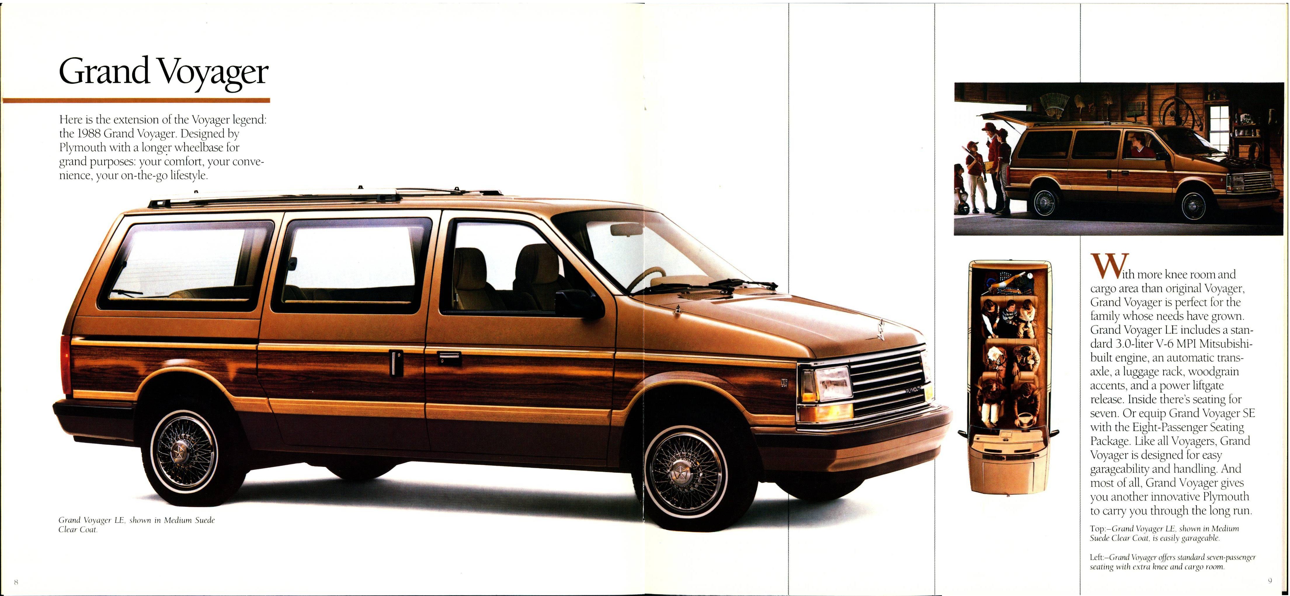 1988 Plymouth Voyager Brochure 08-09