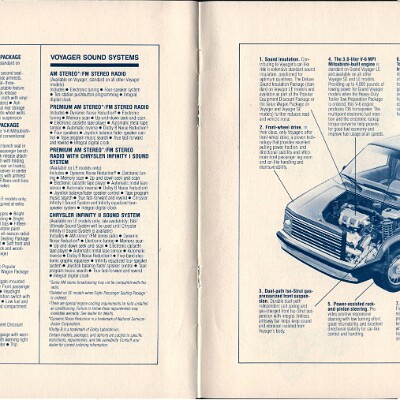 1988 Plymouth Voyager Brochure 18-19