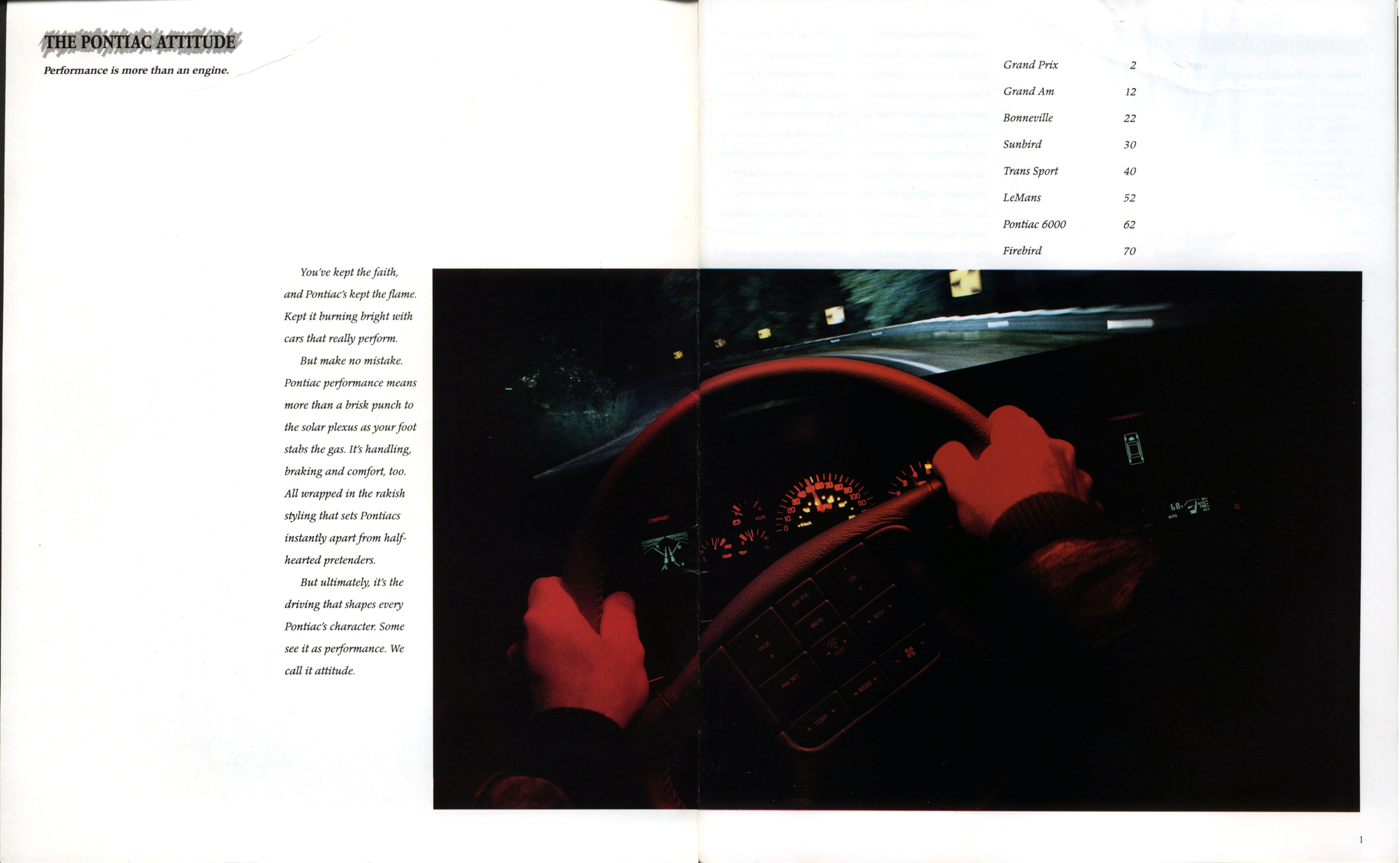 1990 Pontiac Full Line Prestige Brochure 00a-01