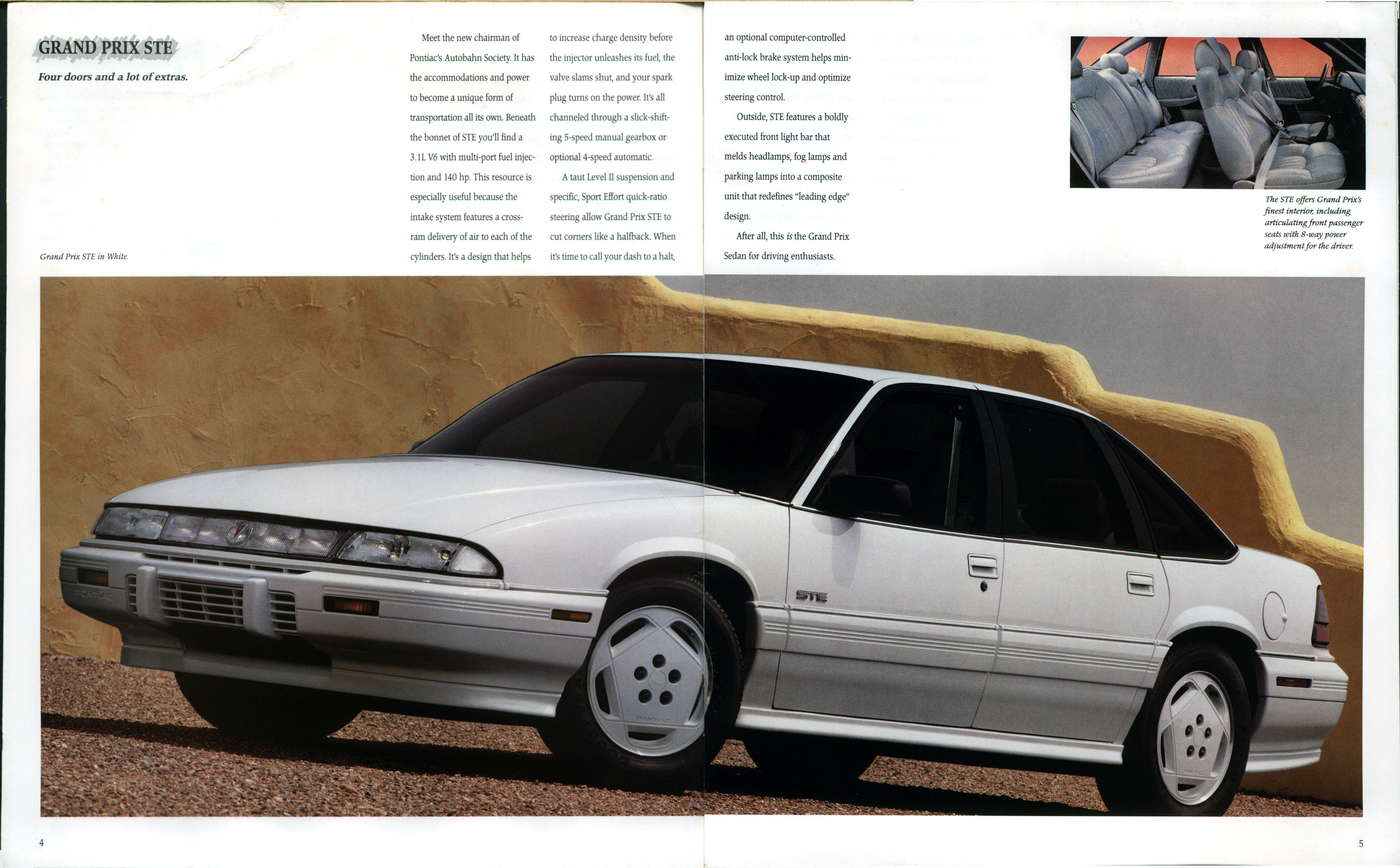 1990 Pontiac Full Line Prestige Brochure 04-05