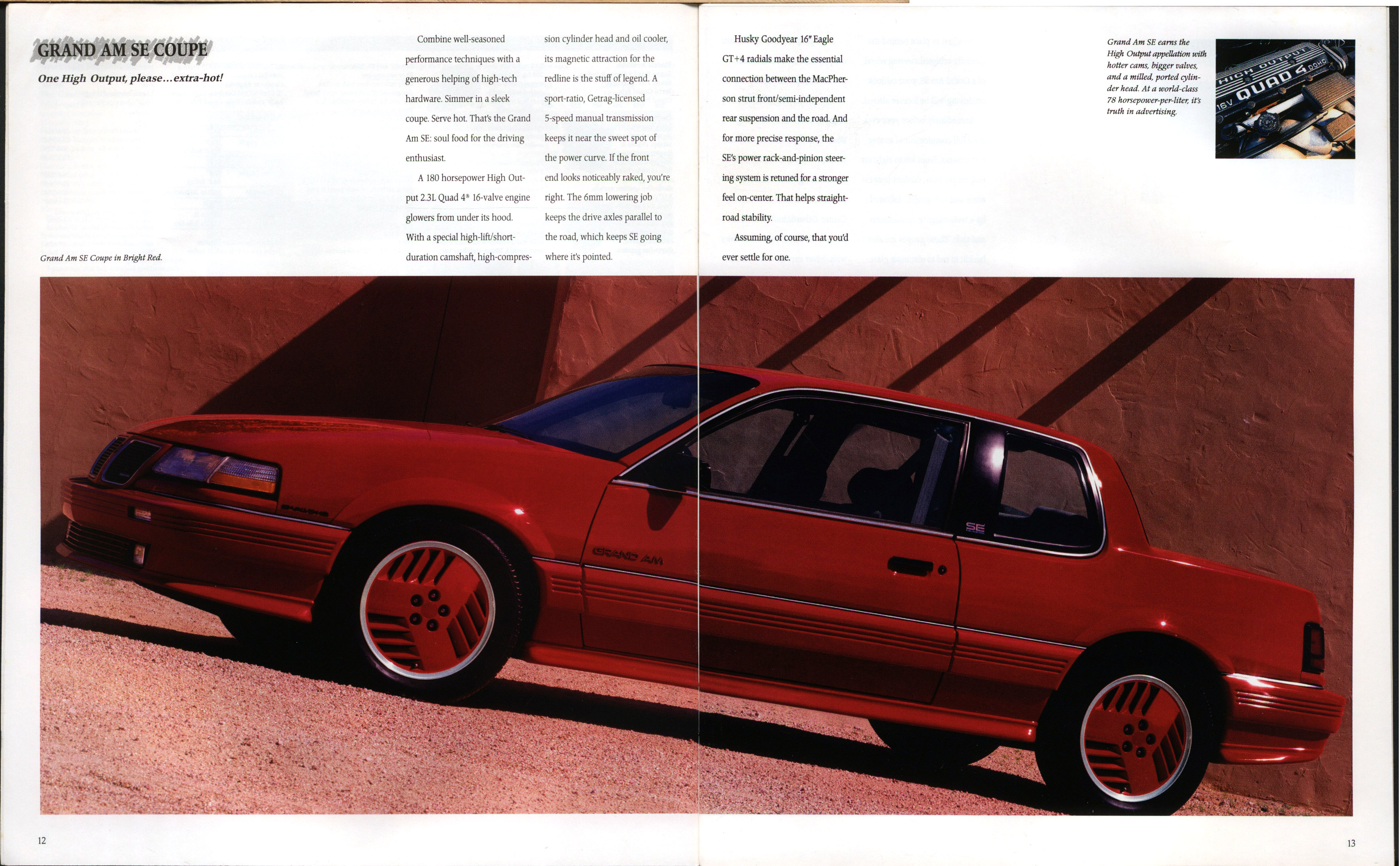 1990 Pontiac Full Line Prestige Brochure 12-13