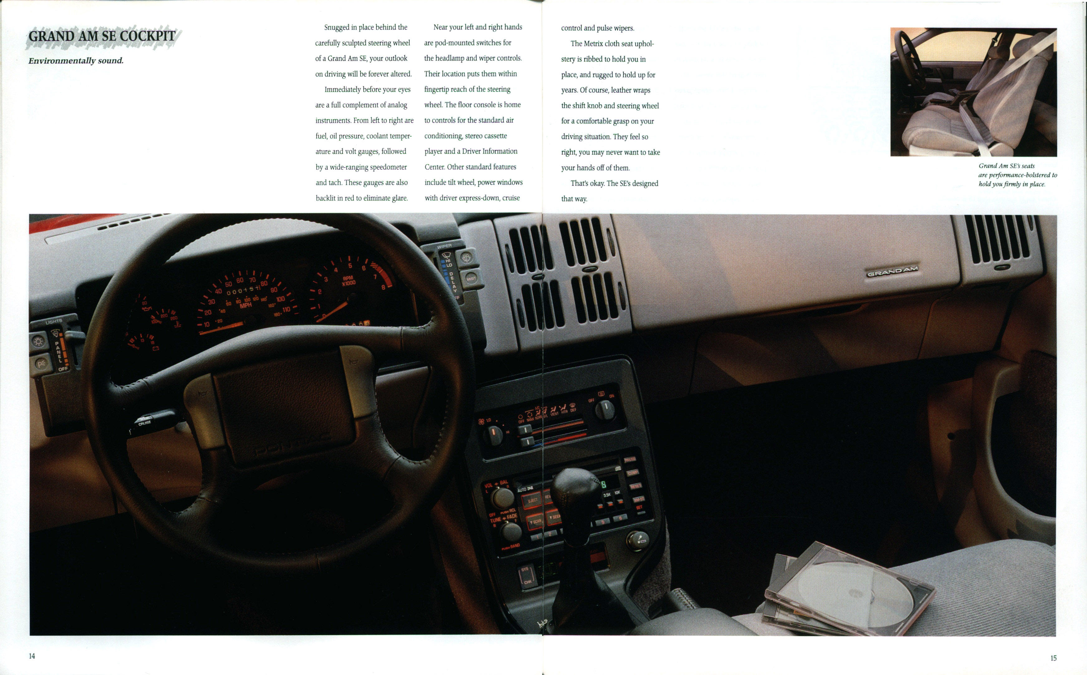 1990 Pontiac Full Line Prestige Brochure 14-15