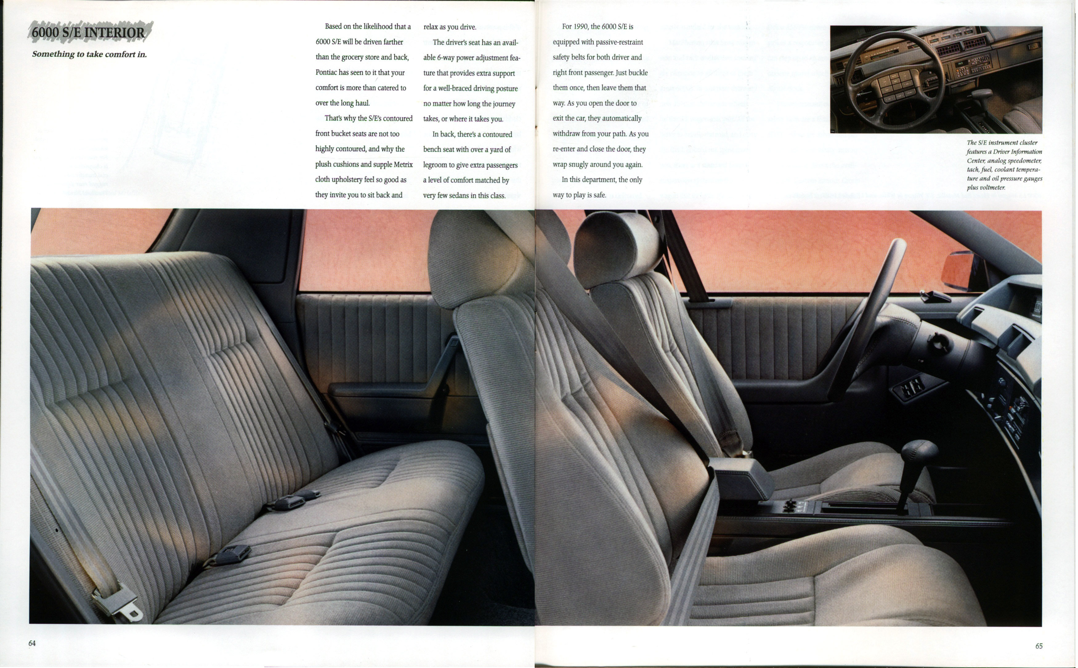 1990 Pontiac Full Line Prestige Brochure 64-65