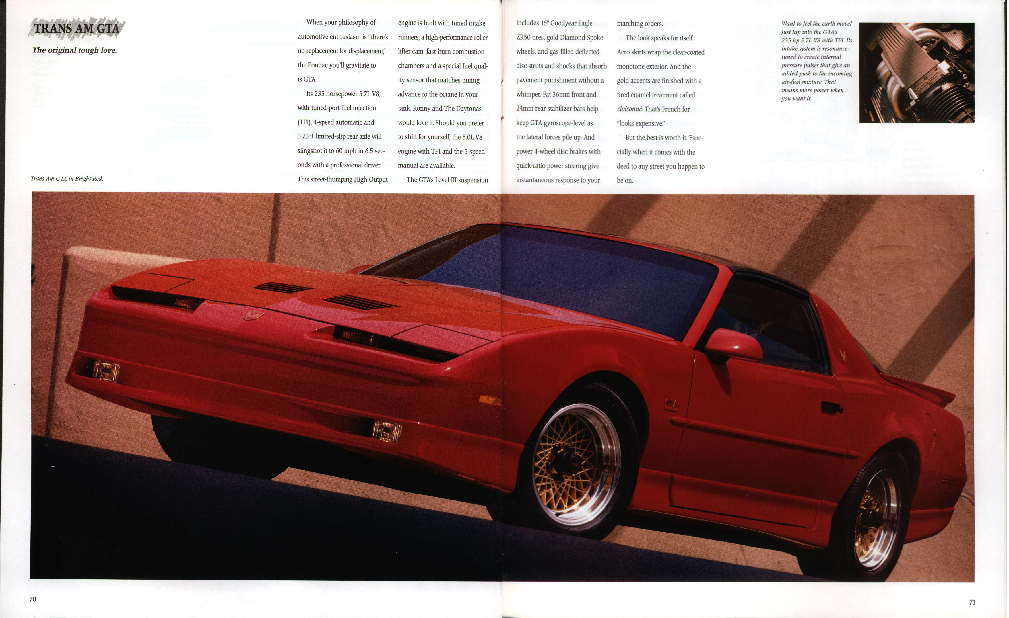 1990 Pontiac Full Line Prestige Brochure 70-71