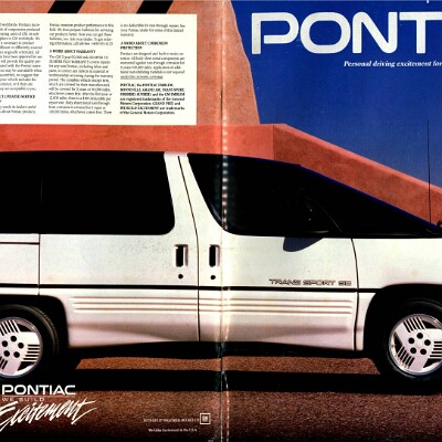 1990 Pontiac Full Line Brochure 12-01