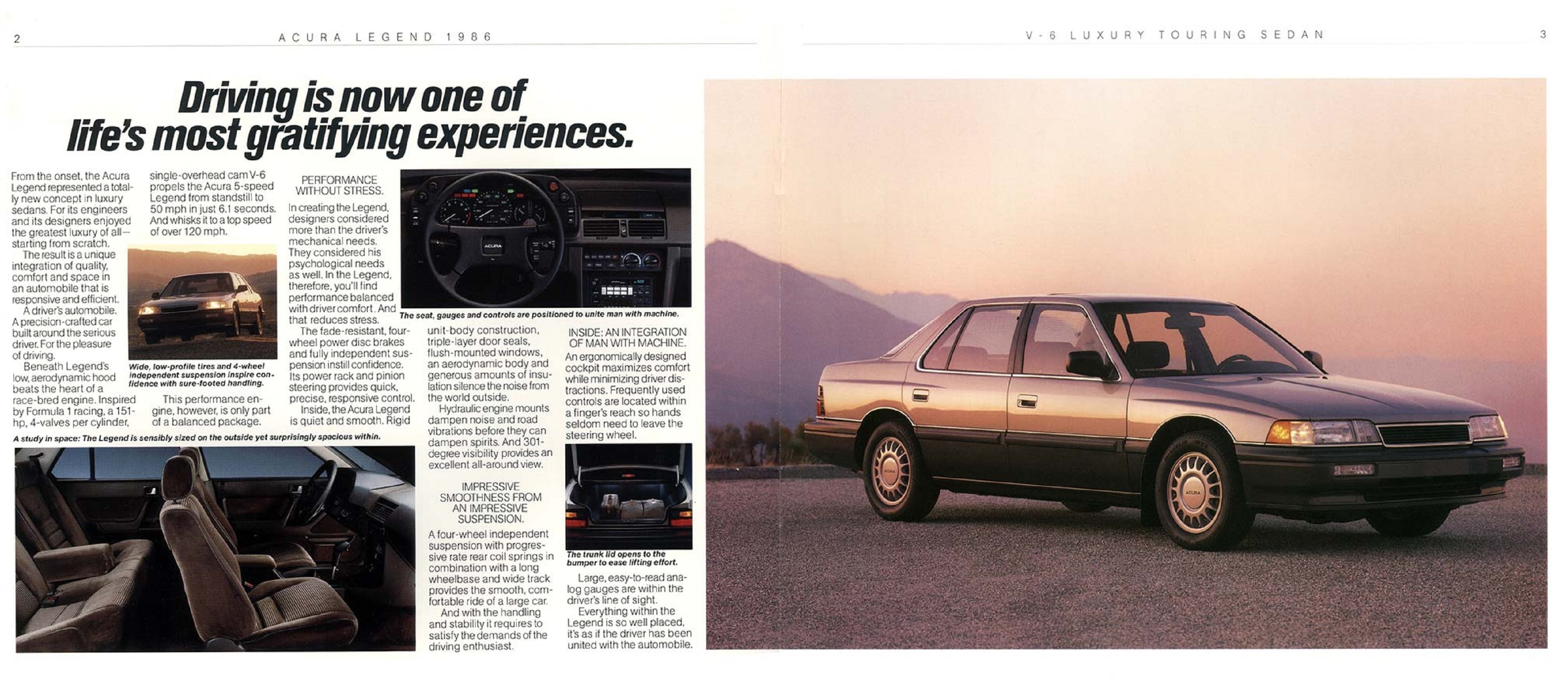 1986 Acura Legend & Integra  Brochure 02-03