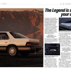 1986 Acura Legend & Integra  Brochure 04-05