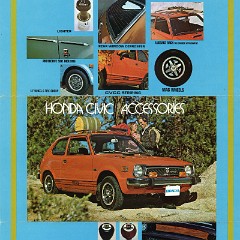1975 Honda Civic Accessories Sheet
