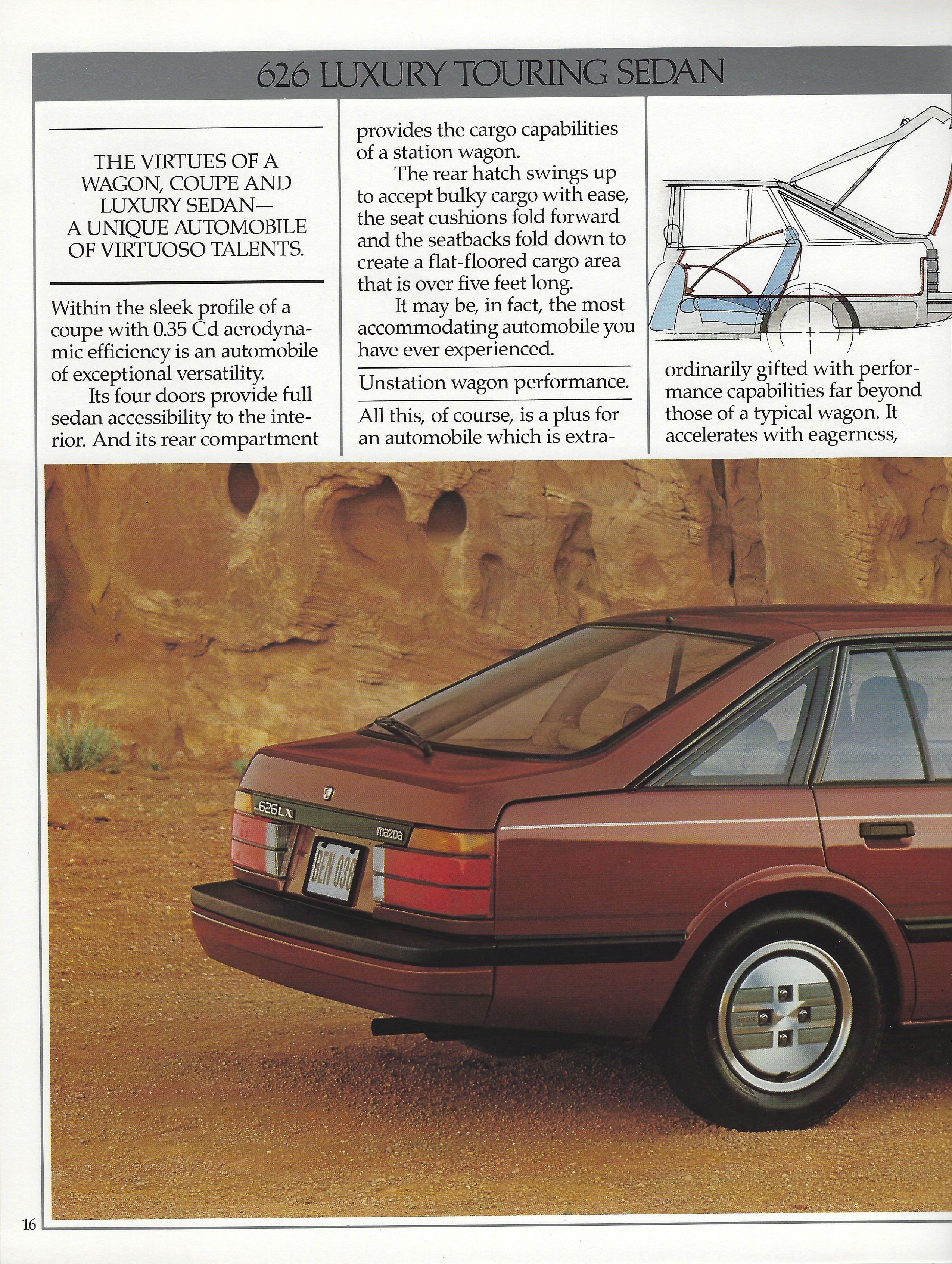 1985 Mazda 626 Brochure 16