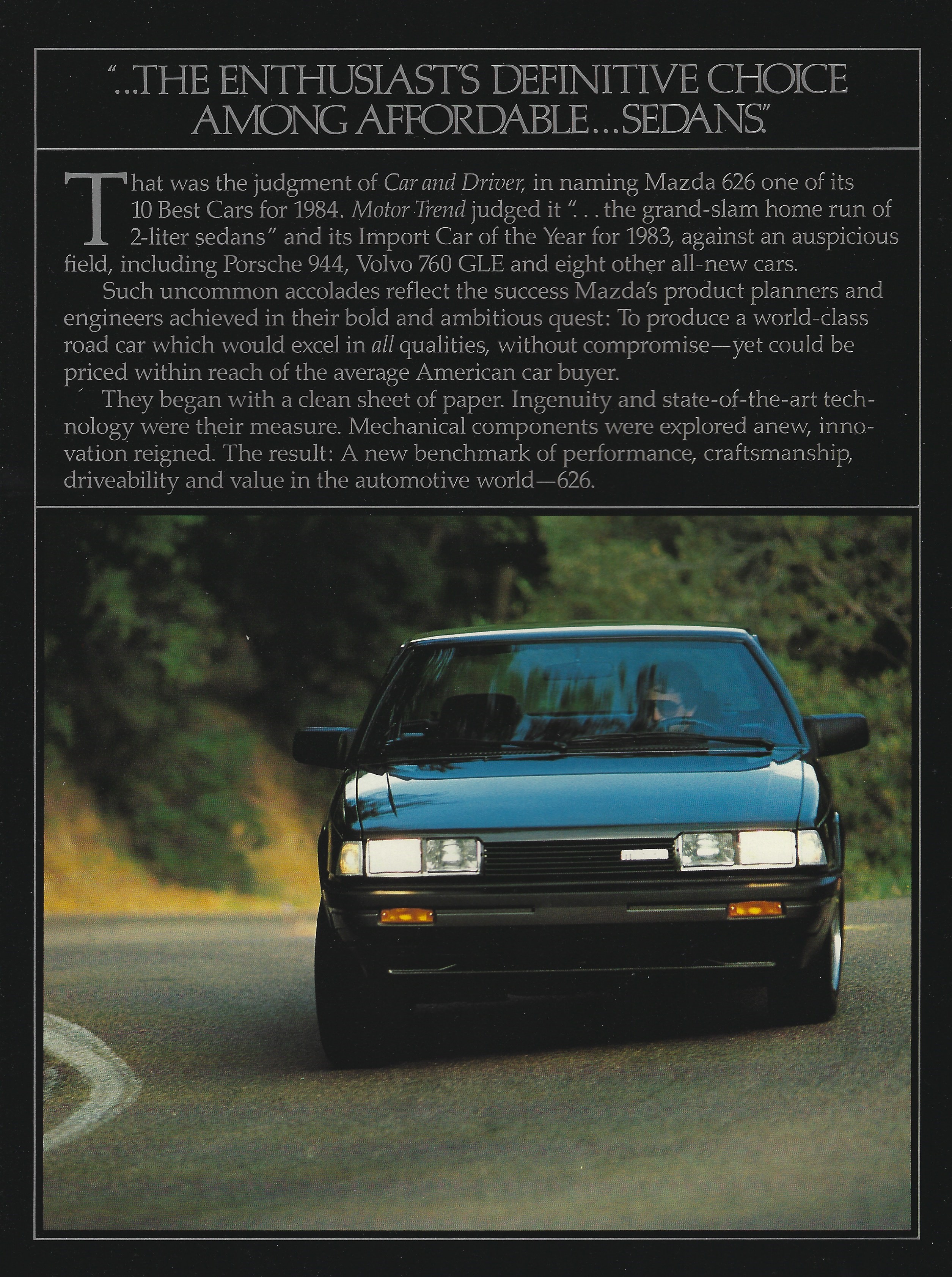 1985 Mazda 626 Brochure 2