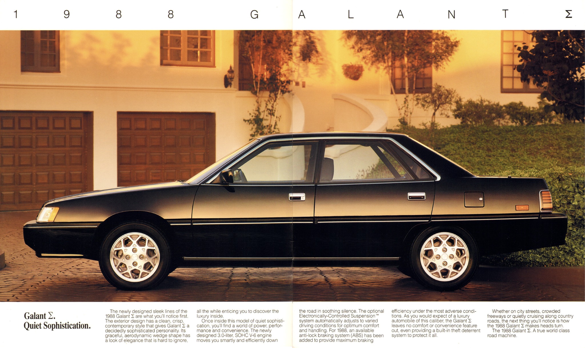 1988 Mitsubishi Galant Sigma Brochure 04-05