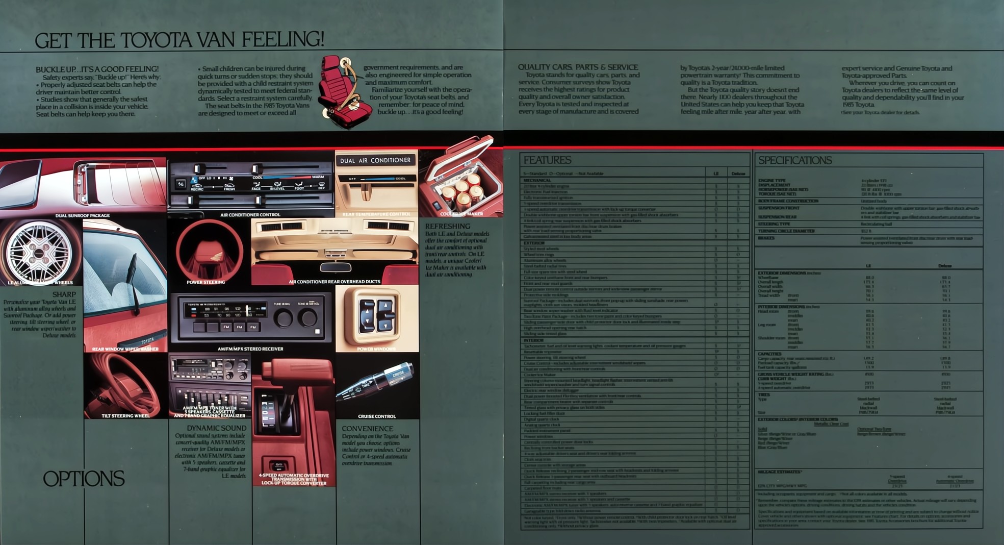 1985 Toyota Vans Brochure 10-11