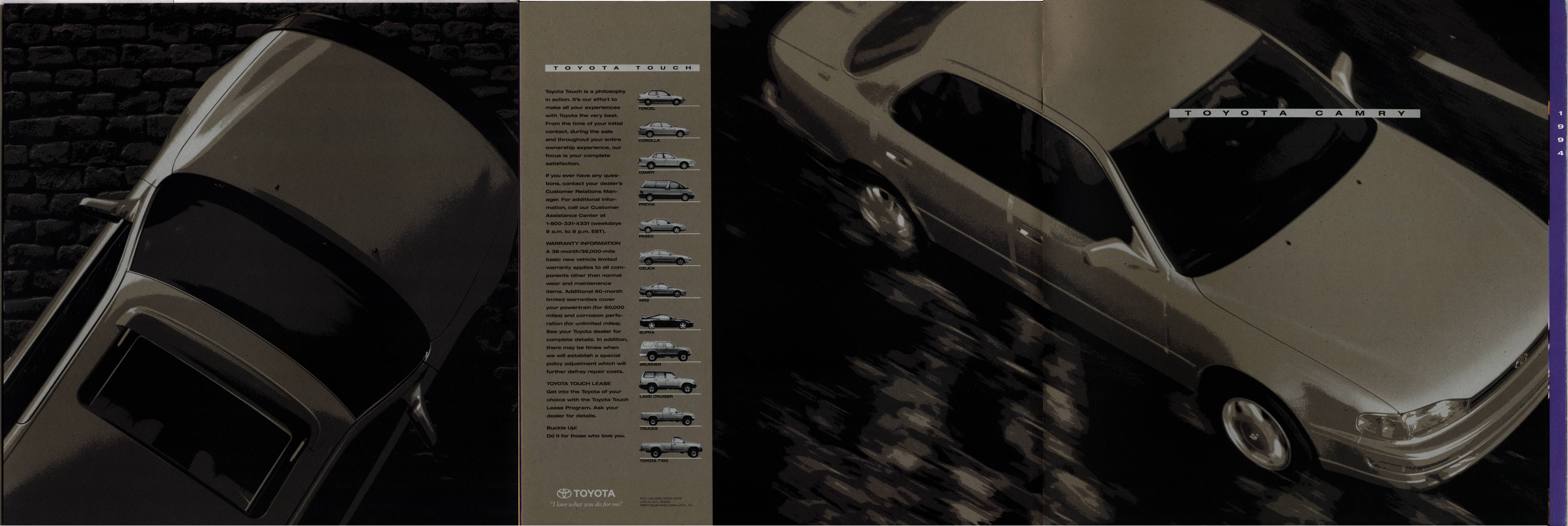 1994 Toyota Camry Brochure 28-29-01