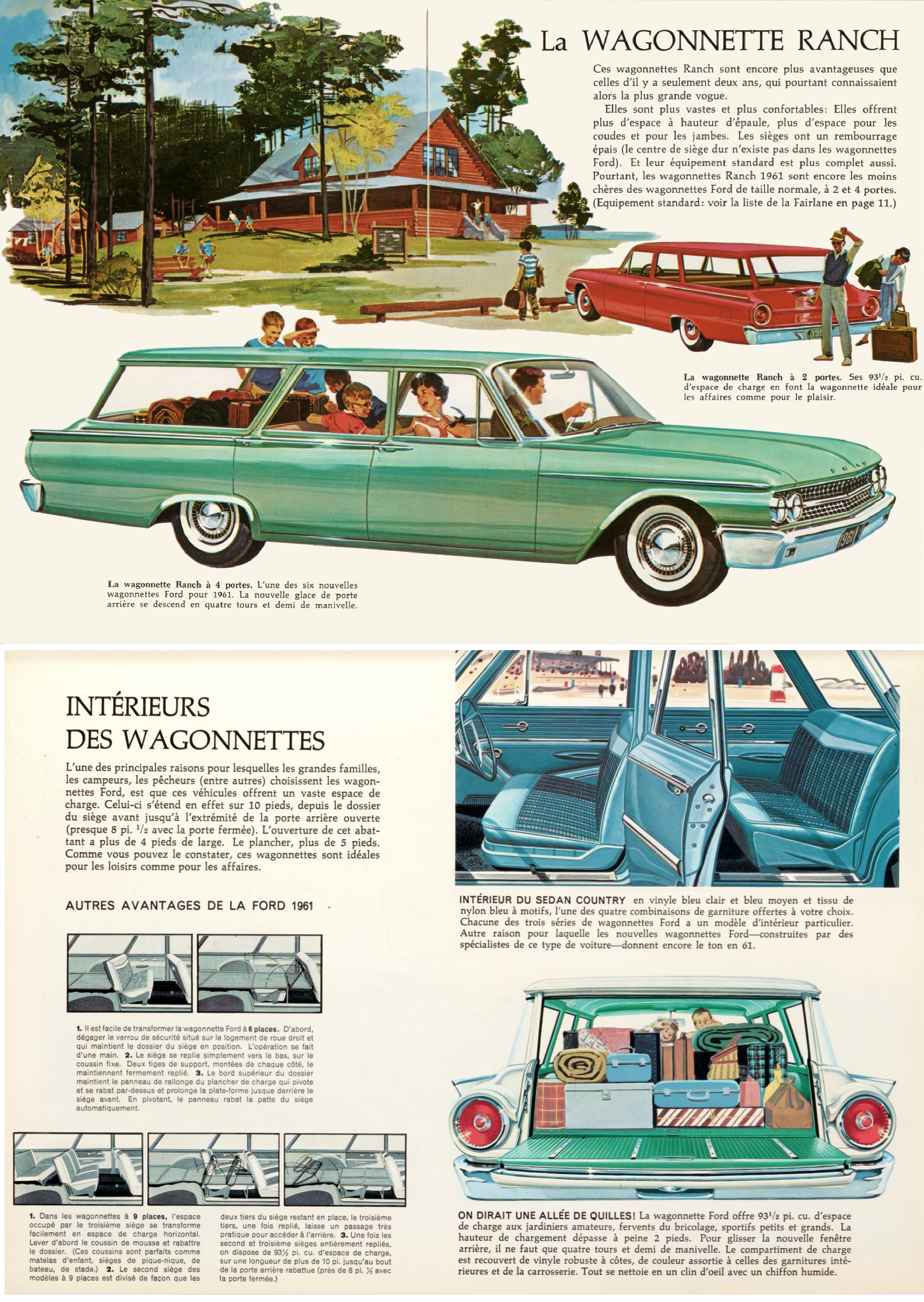 1961 Ford Brochure (Cdn-Fr) 14-15