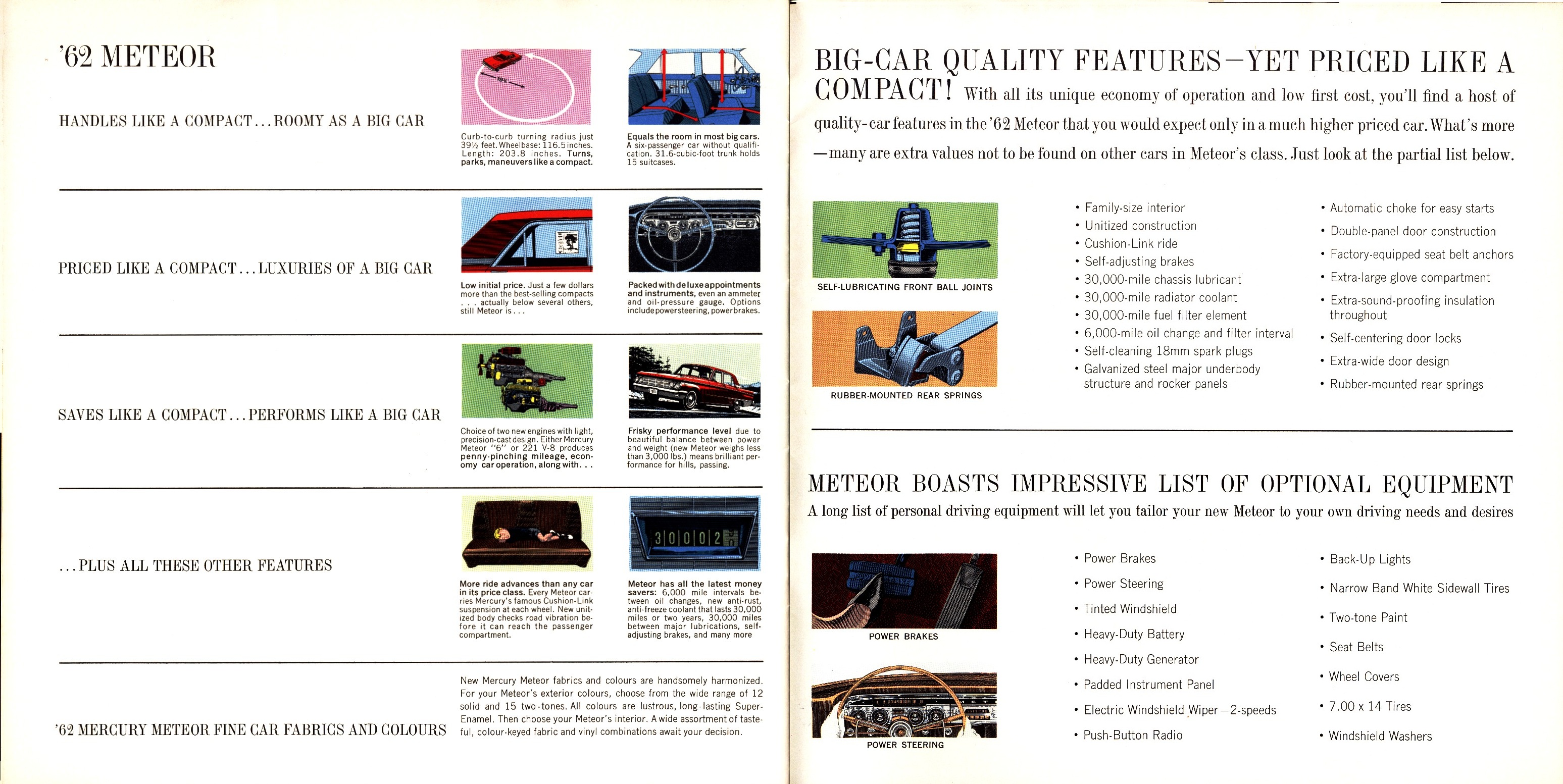 1962 Mercury Meteor Brochure (Cdn) 14-15