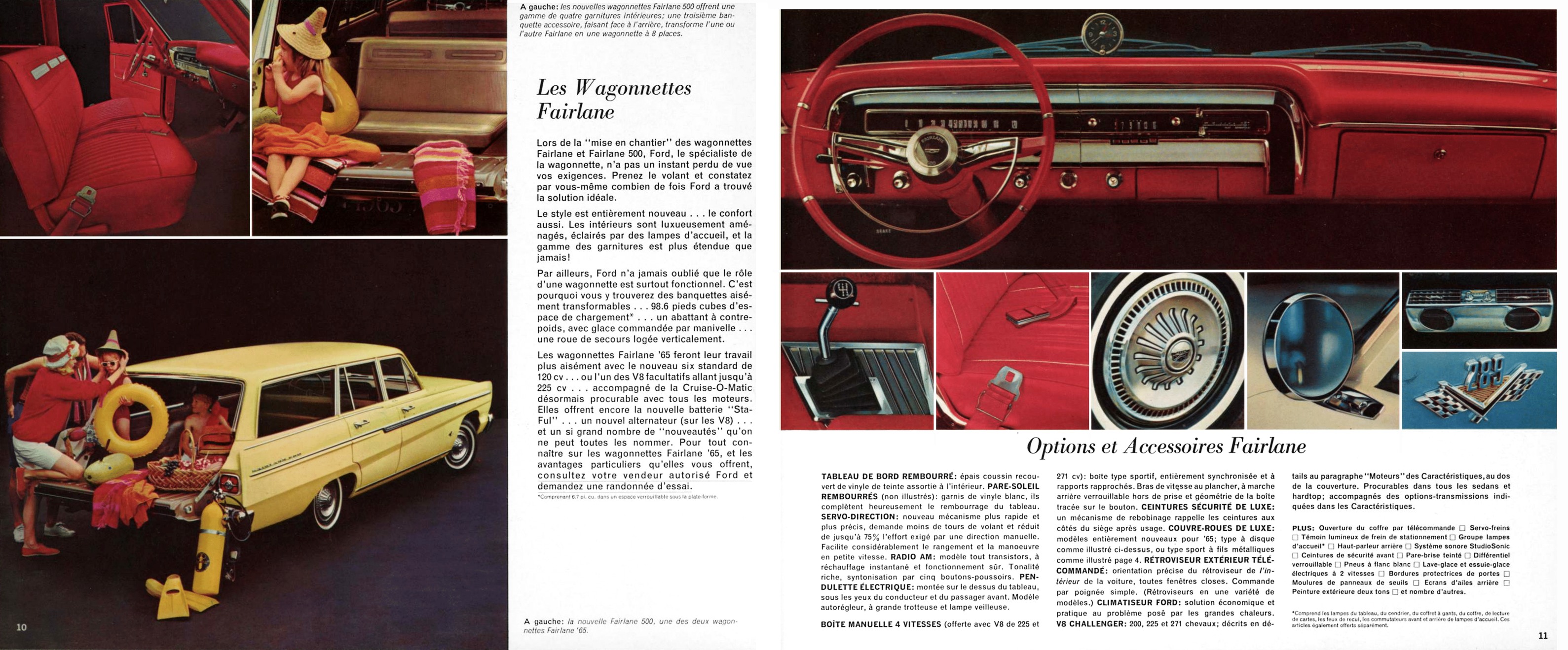 1965 Ford Fairlane Brochure (Cdn-Fr) 10-11