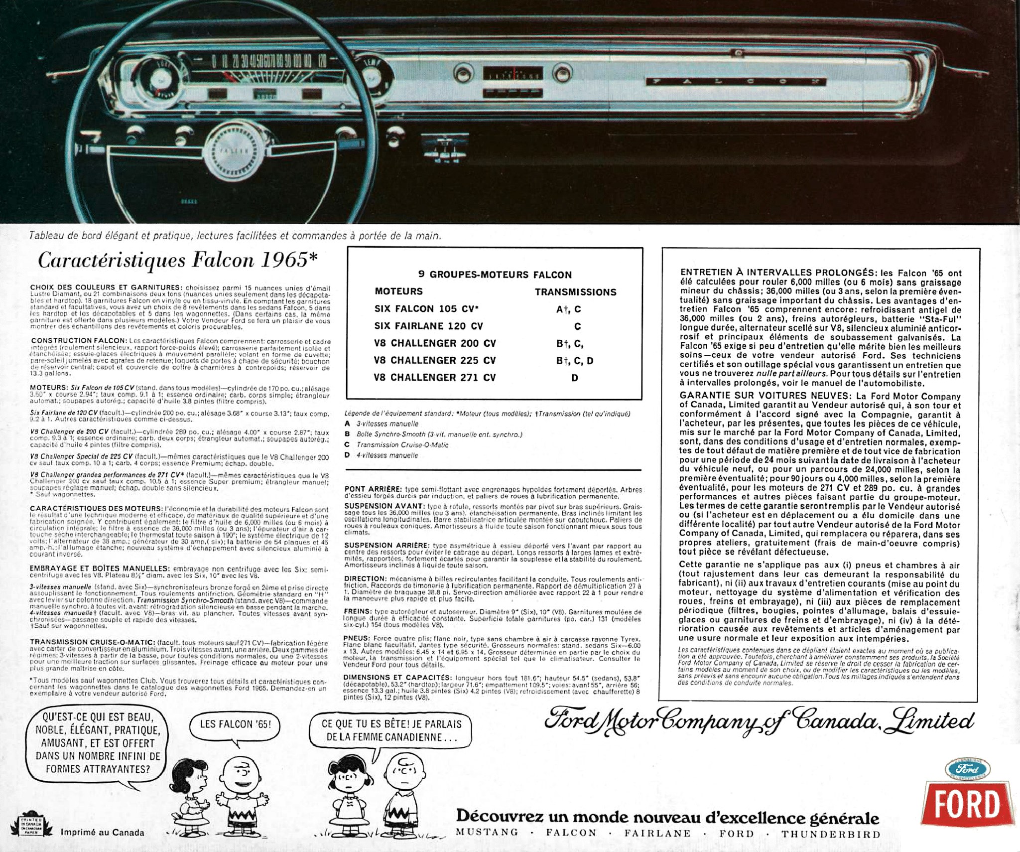 1965 Ford Falcon Brochure (Cdn-Fr) 12