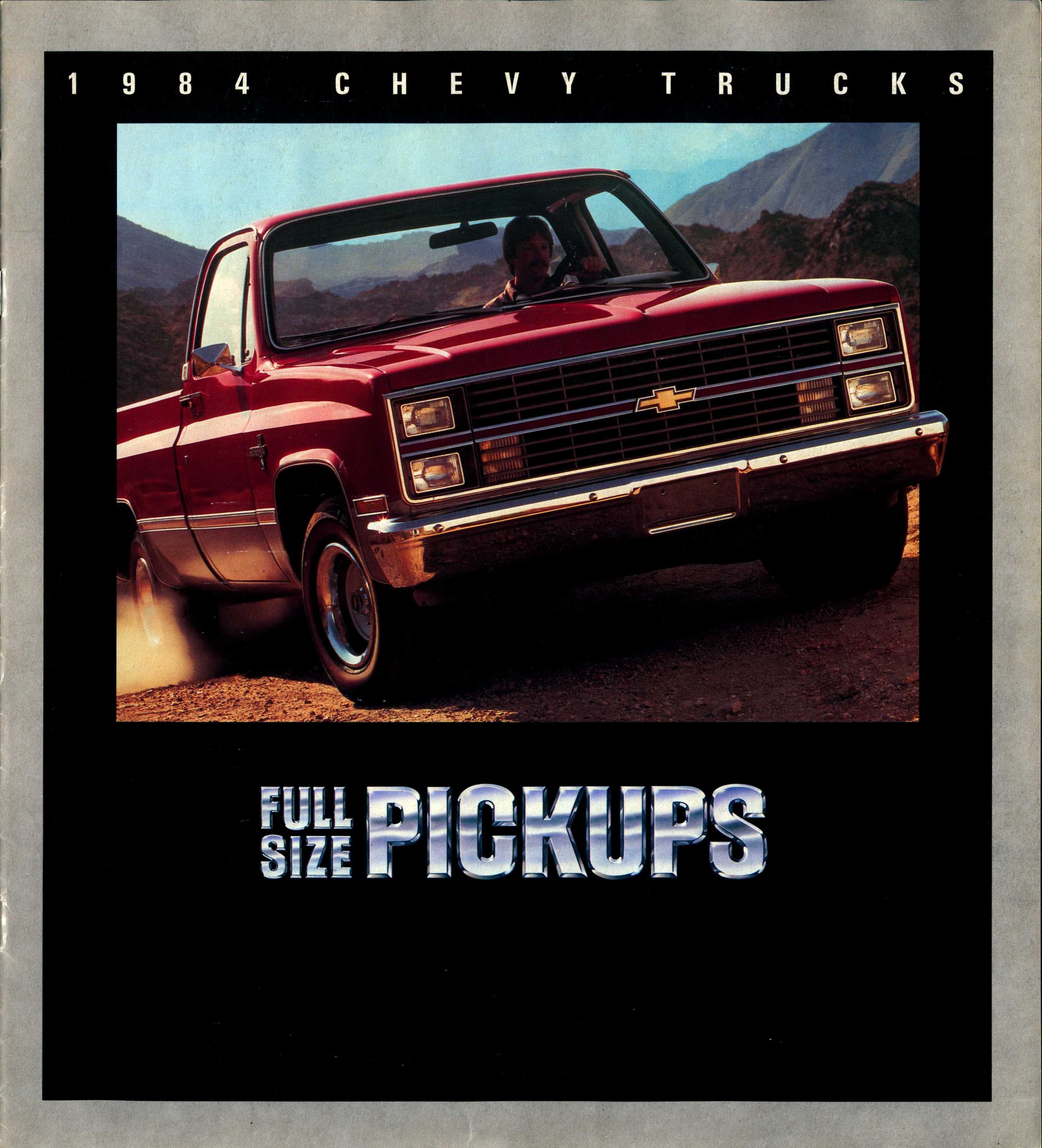 1984 Chevrolet Full Size Pickups Brochure (Cdn) 01