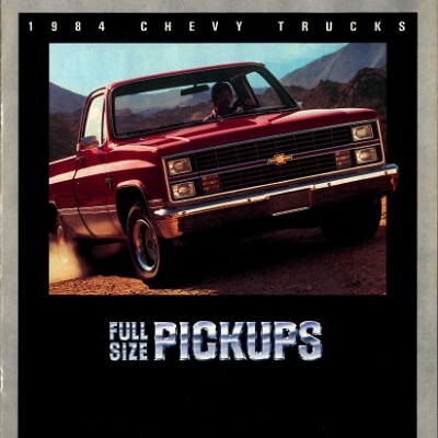 1984 Chevrolet Full Size Pickups Brochure - Canada 1984 Chevrolet Full Size Pickups Brochure - Canada