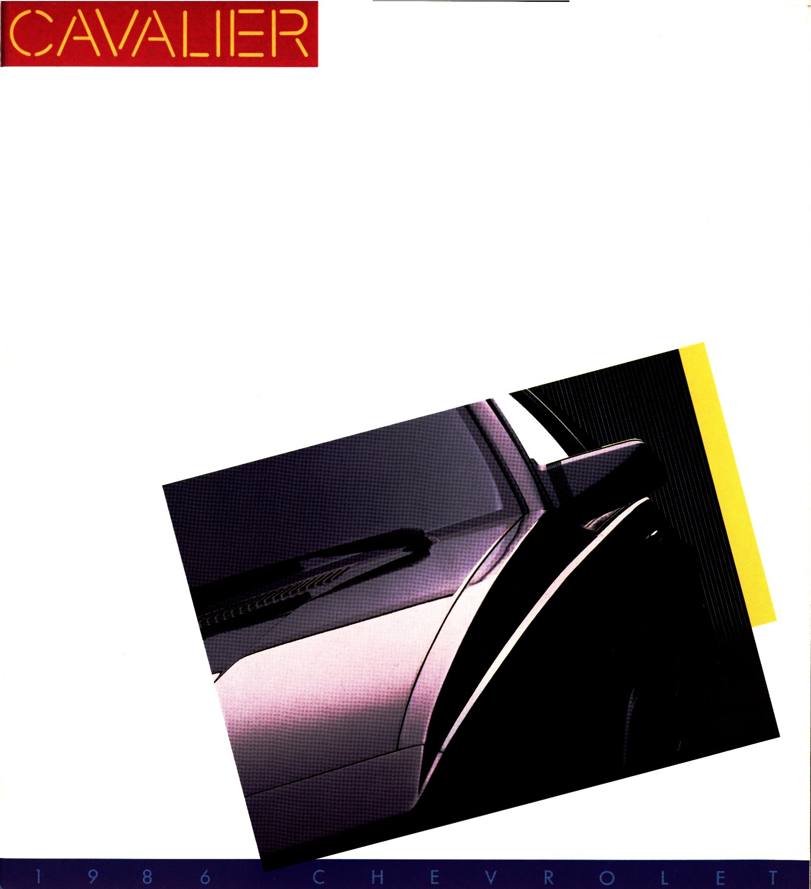 1986 Chevrolet Cavalier Brochure 01