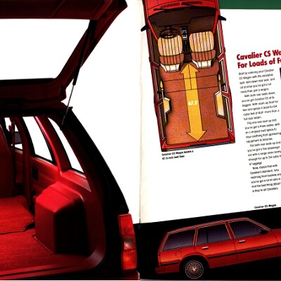 1986 Chevrolet Cavalier Brochure 18-19