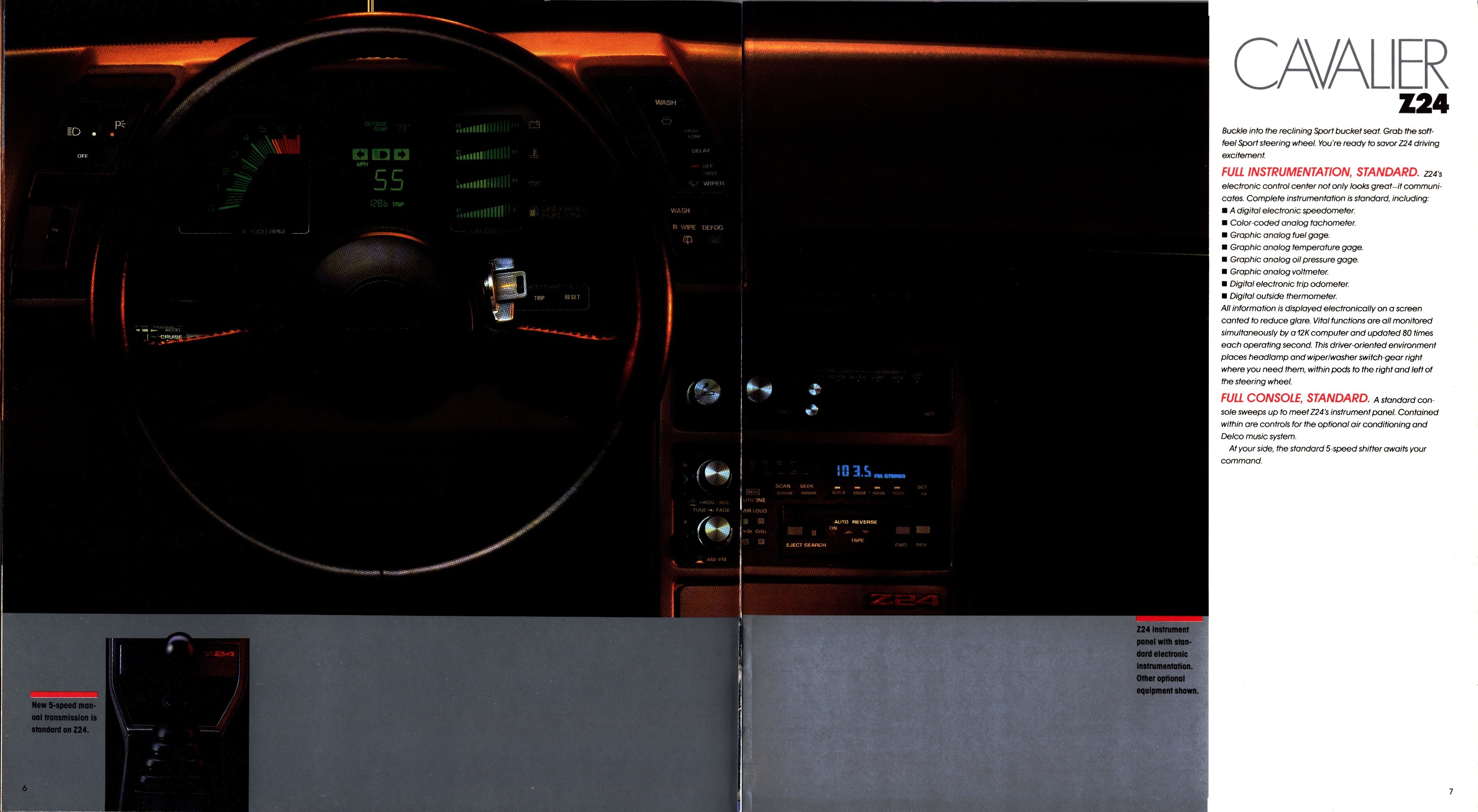1987 Chevrolet Cavalier Brochure 06-07