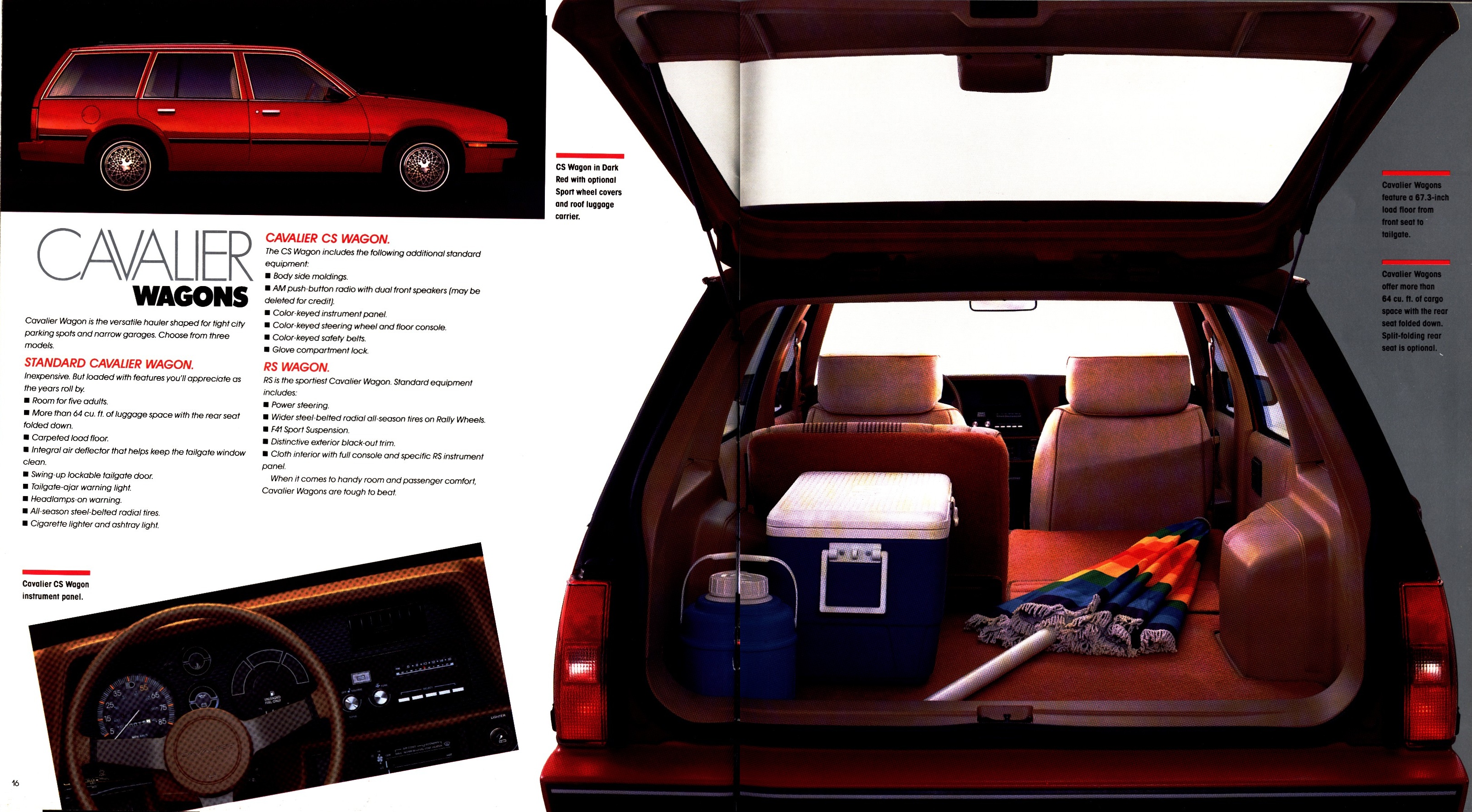 1987 Chevrolet Cavalier Brochure 16-17