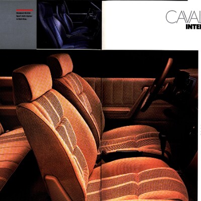 1987 Chevrolet Cavalier Brochure 12-13