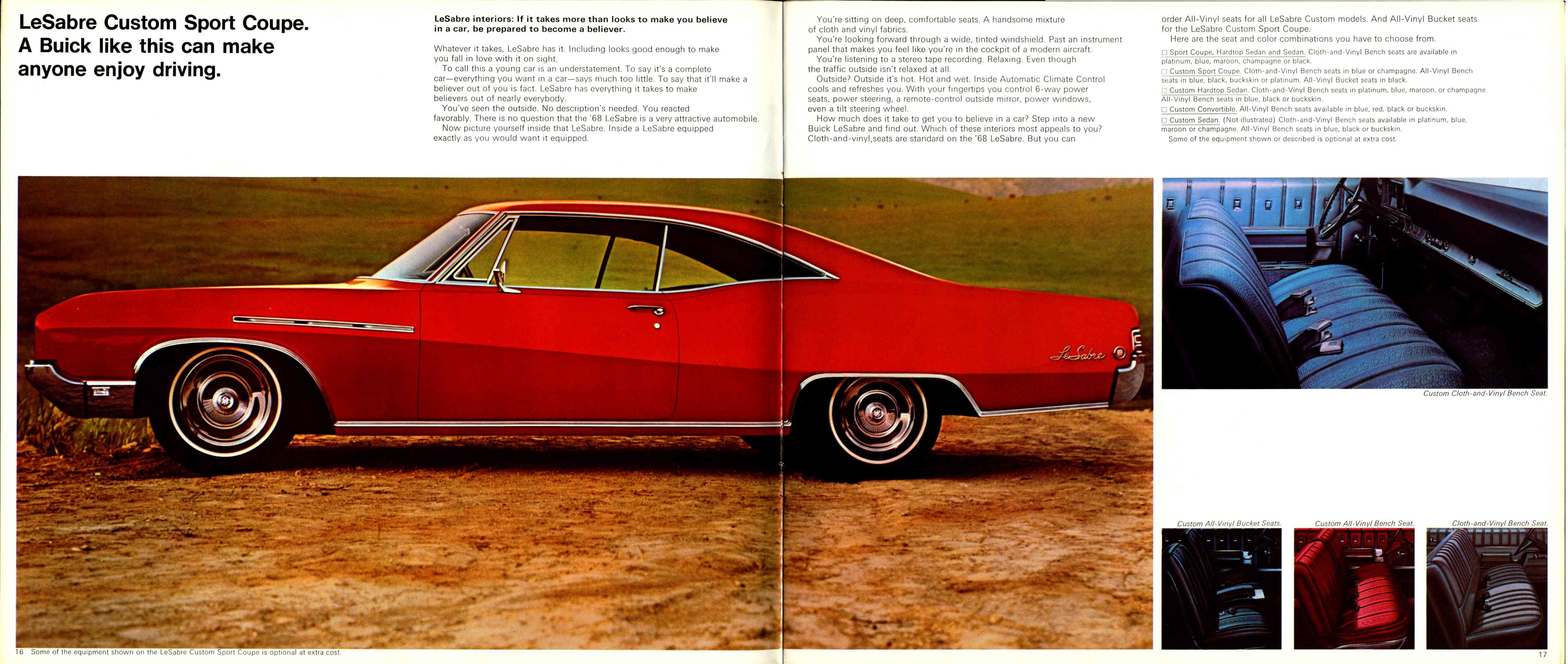 1968 Buick Full Line Brochure Canada 16-17