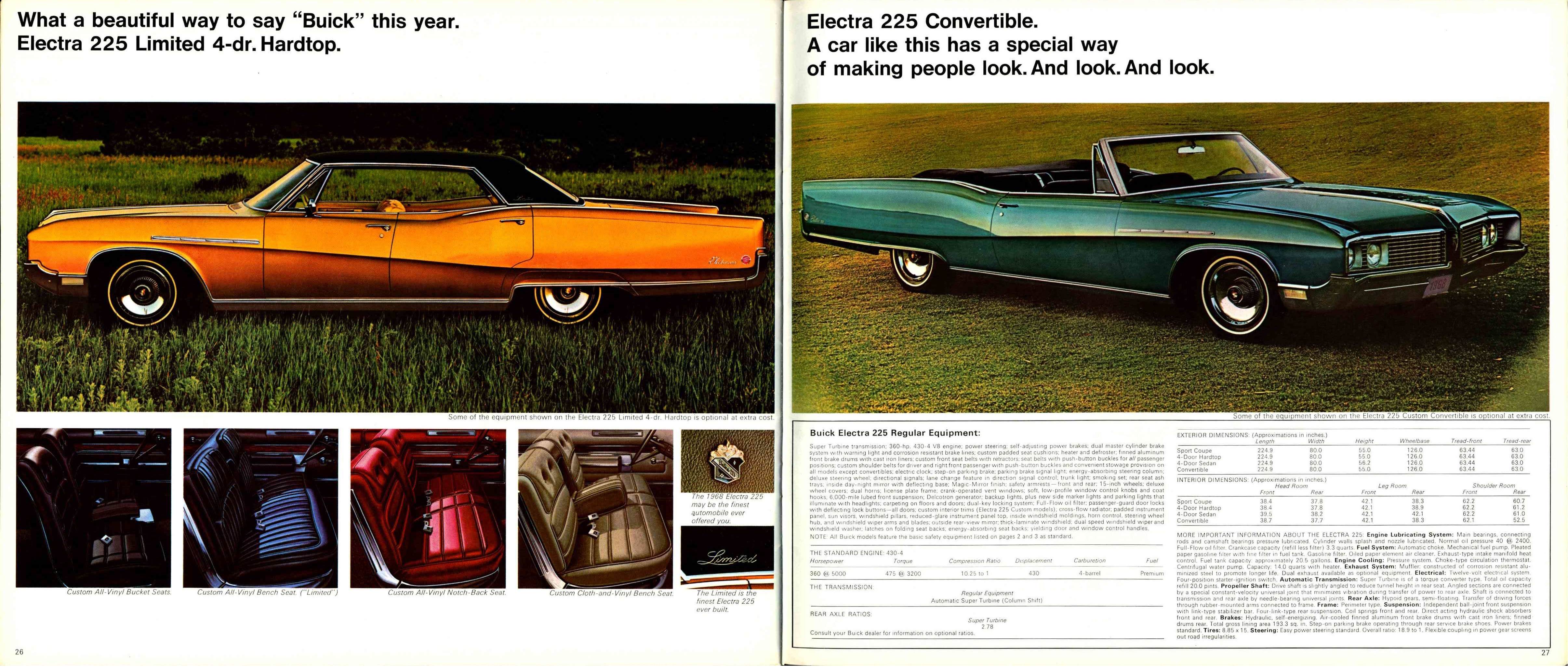 1968 Buick Full Line Brochure Canada 26-27