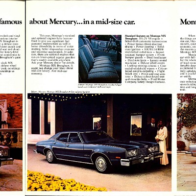 1976 Mercury Montego Foldout Canada 02-03-04