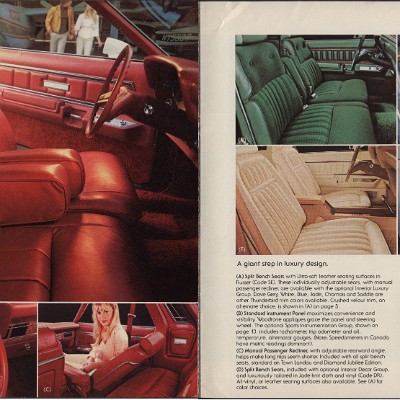 1978 Ford Thunderbird Brochure Canada 10-11