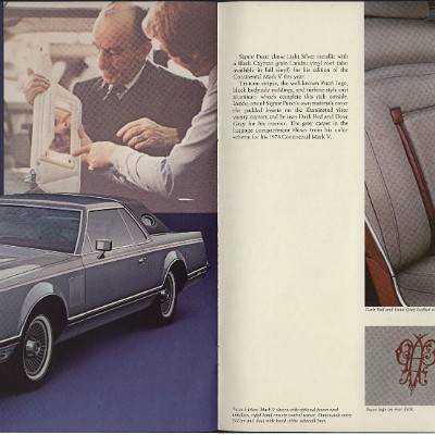 1978 Lincoln Continental Mark V Brochure 12-13
