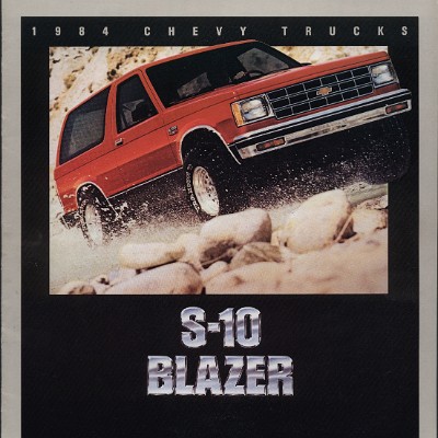 1984 Chevrolet S-10 Blazer Brochure 01