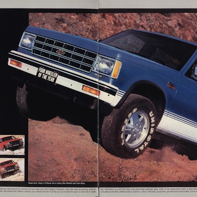 1984 Chevrolet S-10 Blazer Brochure 02-03