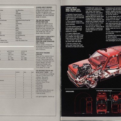 1984 Chevrolet S-10 Blazer Brochure 14-15